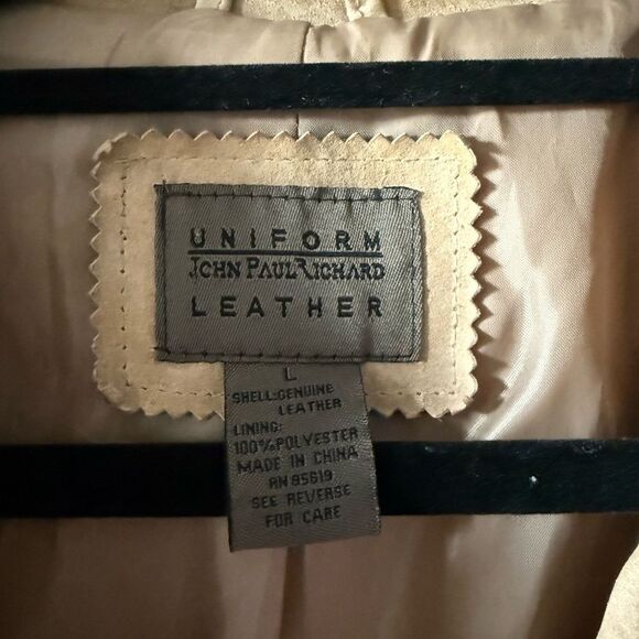 Women's Uniform John Paul Richard Leather Suede Western Jacket Size L - Picture 4 of 7